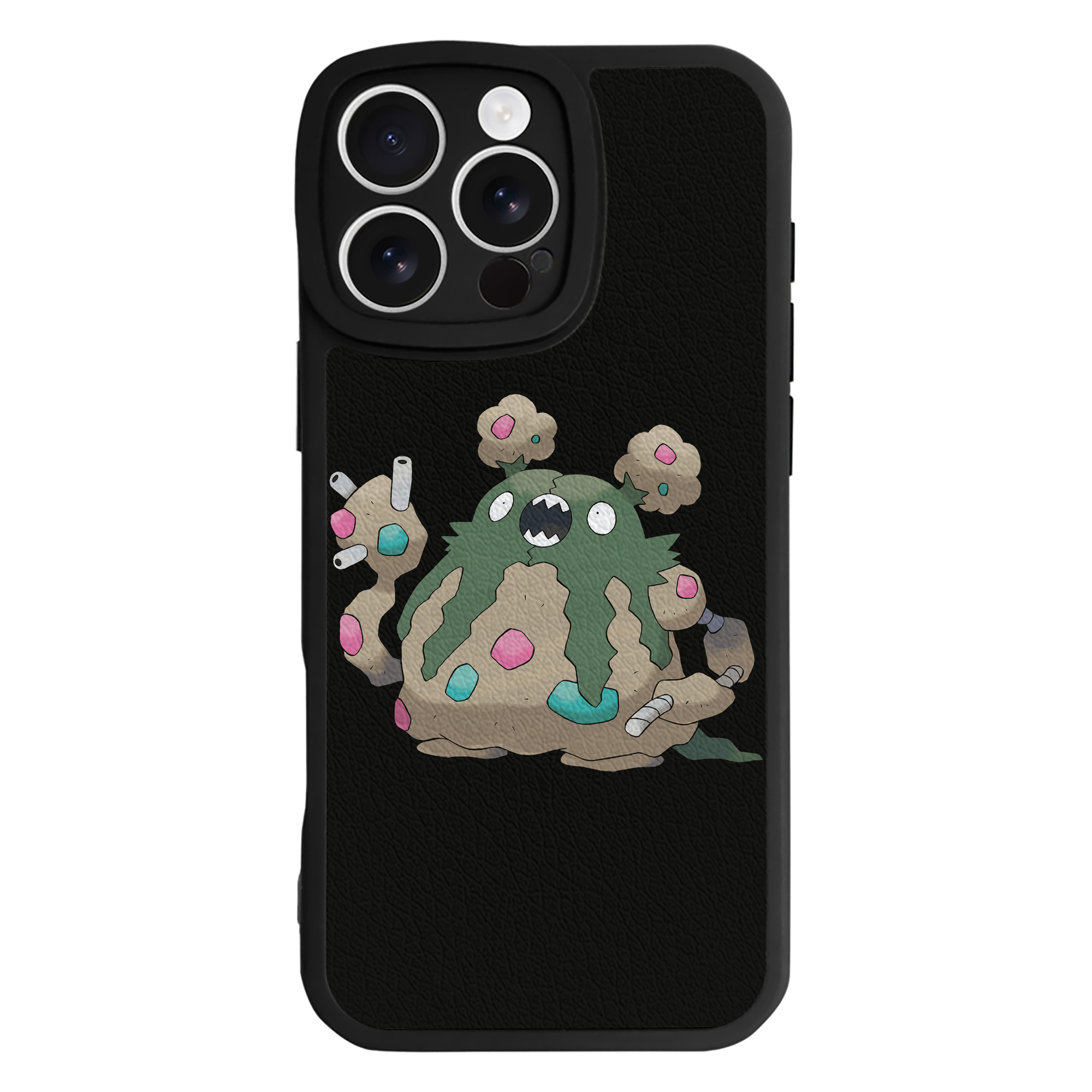 （画像用） ポケットモンスター Pokémon 【iPhone 16シリーズ対応】シリコンスマホケース（レザー調） 材質：シリコン